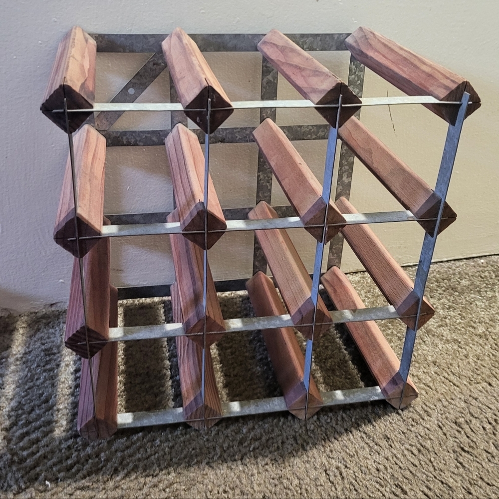 Wine Rack Bottle Holder Wine Storage Organizer Solid Wood